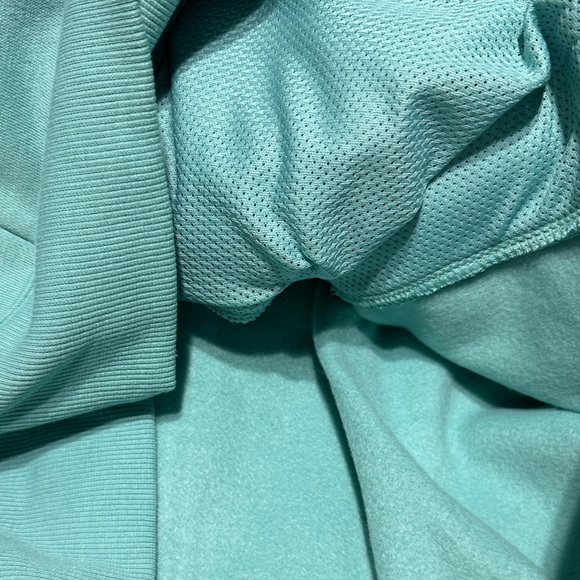 All in Motion Men's Zip Up Sweater in Teal - Picture 4 of 5